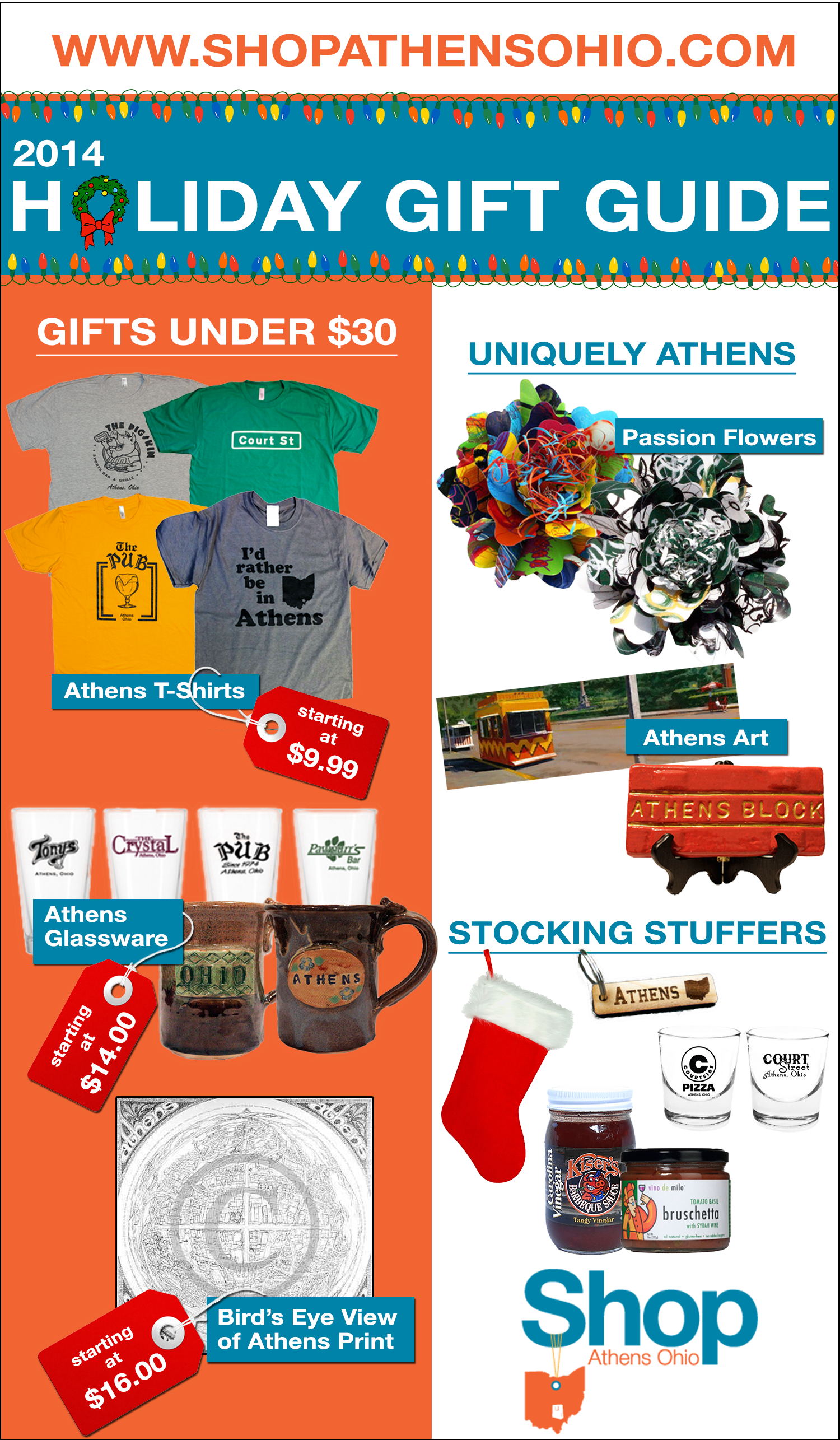 2014 HOLIDAY GIFT GUIDE Shop Athens Ohio